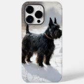 Scottish Terrier Let It Snow Christmas Case-Mate iPhone Hülle (Rückseite)