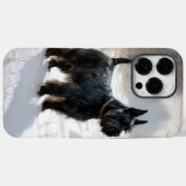 Scottish Terrier Let It Snow Christmas Case-Mate iPhone Hülle (Rückseite (Horizontal))