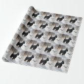 Scottish Terrier Let It Snow Christmas Geschenkpapier (Ungerollt)