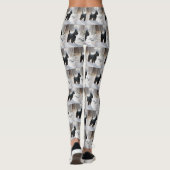 Scottish Terrier Let It Snow Christmas Leggings (Rückseite)