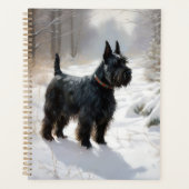 Scottish Terrier Let It Snow Christmas Planer (Vorderseite)