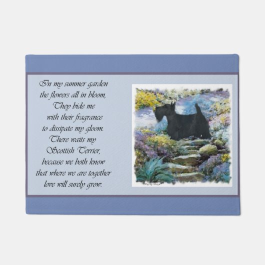 Scottish Terrier Lovers Fußmatte (Vorderseite)