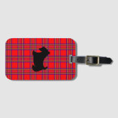 Scottish Terrier Luggage Tag Gepäckanhänger (Vorderseite (Horizontal))