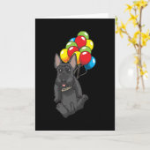 Scottish Terrier lustiges Scottie Sprichwort Karte (Gelbe Blume)