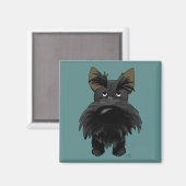 Scottish Terrier Magnet (Vorderseite/Rückseite)