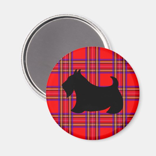 Scottish Terrier Magnet (Vorderseite/Rückseite)