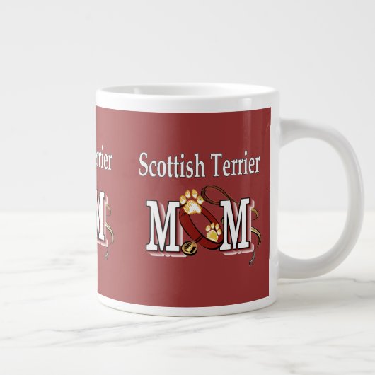 Scottish Terrier Mama Jumbo-Tasse (Rechts)