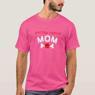 Scottish Terrier Mama Scottie Dog Scottish Dog Pet T-Shirt