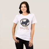 Scottish Terrier MAMA Tri-Blend Shirt (Vorderseite voll)