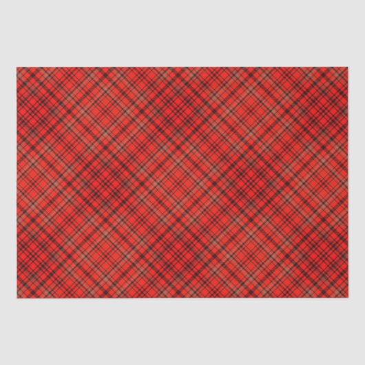 Scottish Terrier Merry Christmas Kariert Seidenpapier (Vorderseite)