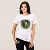 Scottish Terrier mit Westie Tri-Blend Shirt (Vorderseite voll)