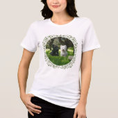 Scottish Terrier mit Westie Tri-Blend Shirt (Vorderseite)