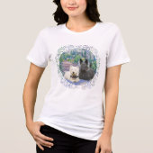 Scottish Terrier mit Westie Tri-Blend Shirt (Vorderseite)