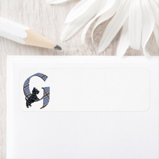 Scottish Terrier Monogram G (Insitu)