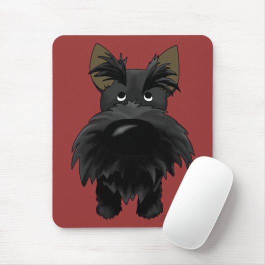 Scottish Terrier Mousepad (Mit Mouse)