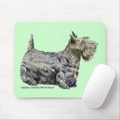 Scottish Terrier Mousepad (Mit Mouse)