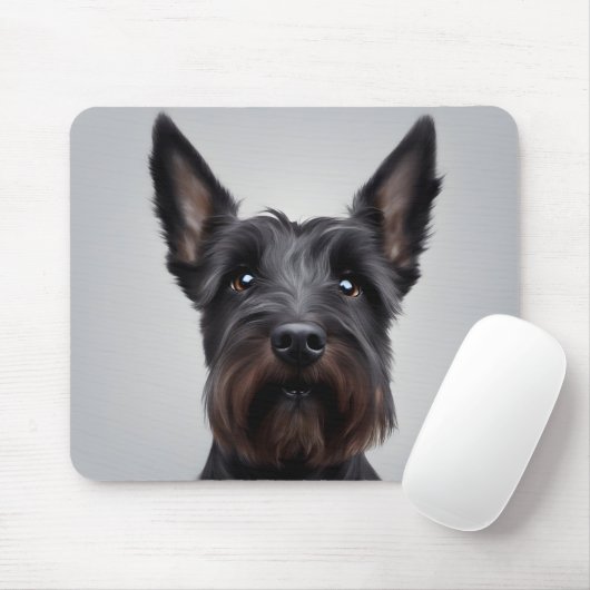 Scottish Terrier Mousepad (Mit Mouse)