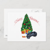 Scottish Terrier Nickerchen Weihnachten (Vorne/Hinten)