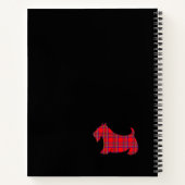  Scottish Terrier Notebook Sketchbook Gift Notizblock (Rückseite)
