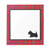 Scottish Terrier Notepad Geschenk Notizblock (Vorderseite)