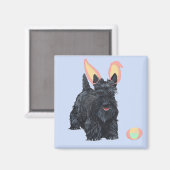 Scottish Terrier Oaster Magnet (Vorderseite/Rückseite)