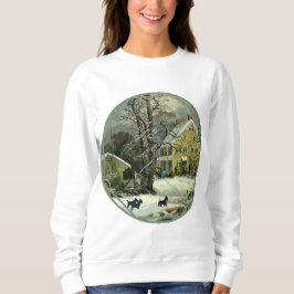 Scottish Terrier Old Fashioned Winter Sweatshirt