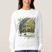 Scottish Terrier Old Fashioned Winter Sweatshirt (Vorderseite)