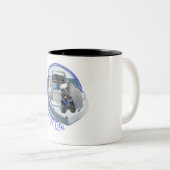 Scottish Terrier on Boat Zweifarbige Tasse (VorderseiteRechts)