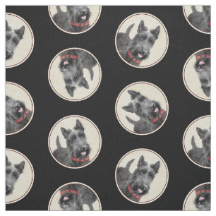 Scottish Terrier Painting Black Original Dog Art Stoff