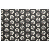 Scottish Terrier Painting Black Original Dog Art Stoff (Fat Quarter (45,7 x 55,9 cm))