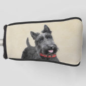 Scottish Terrier Painting - Niedliche Original Dog Golf Headcover (Vorderseite)