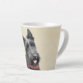 Scottish Terrier Painting - Niedliche Original Dog Milchtasse (Rechte Ecke)