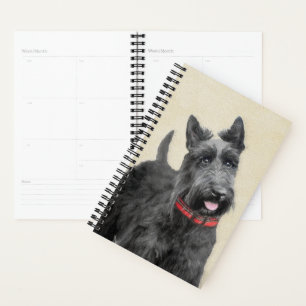 Scottish Terrier Painting - Niedliche Original Dog Planer
