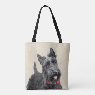 Scottish Terrier Painting - Niedliche Original Dog Tasche