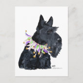 Scottish Terrier Party Animal Einladungspostkarte (Vorderseite)