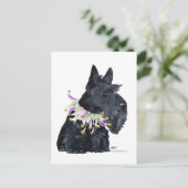 Scottish Terrier Party Animal Einladungspostkarte (Stehend Vorderseite)