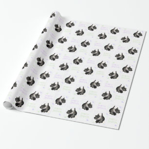 Scottish Terrier Party Animal Geschenkpapier