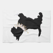 Scottish Terrier Party Animal Handtuch (Horizontal)
