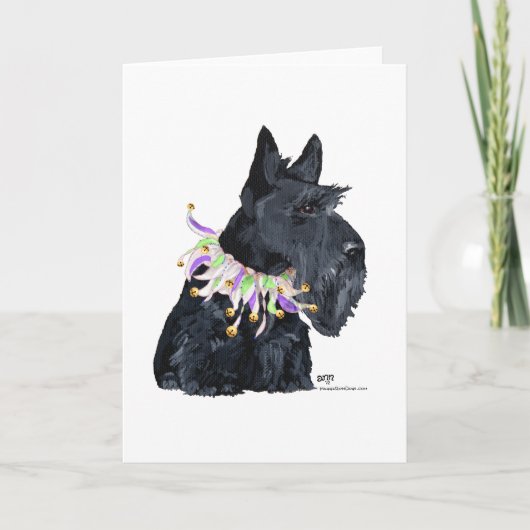 Scottish Terrier Party Animal Karte (Vorderseite)