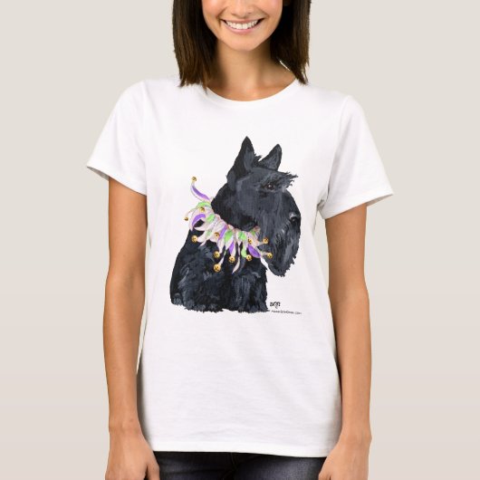 Scottish Terrier Party Animal T-Shirt (Vorderseite)