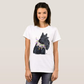Scottish Terrier Party Animal T-Shirt (Vorne ganz)