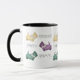 Scottish Terrier Party Animals Tasse