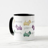 Scottish Terrier Party Animals Tasse (Vorderseite Links)