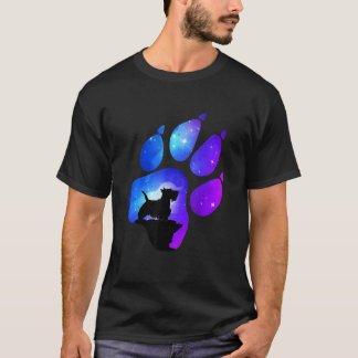 Scottish Terrier Paw Dog Mom Dad T-Shirt