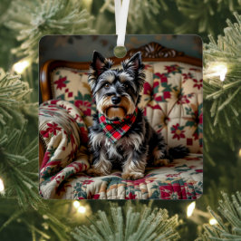 Scottish Terrier Personalisiert Christmas Ornament Aus Metall