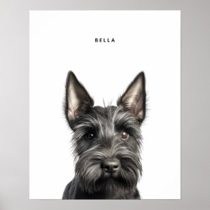 Scottish Terrier Personalisiert Print Poster