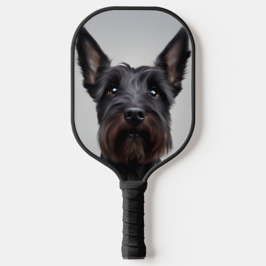 Scottish Terrier Pickleball Schläger (Vorderseite)