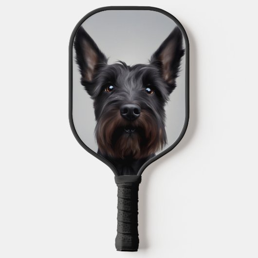 Scottish Terrier Pickleball Schläger (Rückseite)