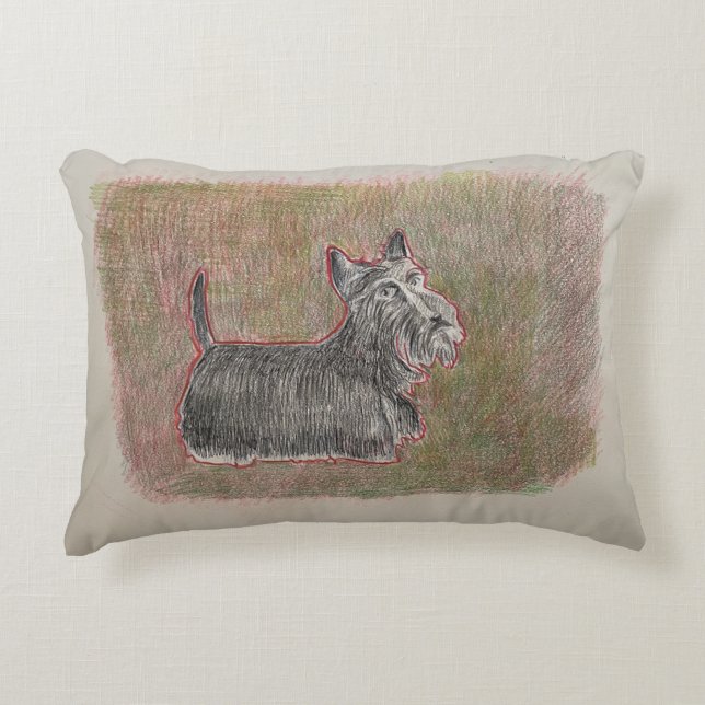 Scottish Terrier Pillow Dekokissen (Vorderseite)