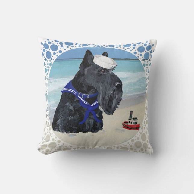 Scottish Terrier Pillow Kissen (Vorderseite)